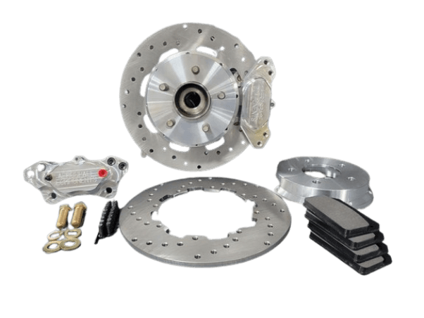 Aerospace Ford Mustang GT350 2016-2020 4 Piston Rear Heavy Duty Drag Disc Brakes