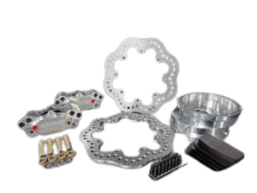 Aerospace Chevy Camaro 16-22 Cadillac CTS 14-19 4 Piston Pro-Lite Rear Drag Disc Brakes