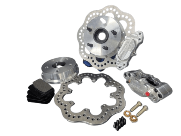 Aerospace 2008-2009 Pontiac G8 4 Piston Pro-Lite Rear Drag Disc Brakes (5 Lug) - 1/2" Studs