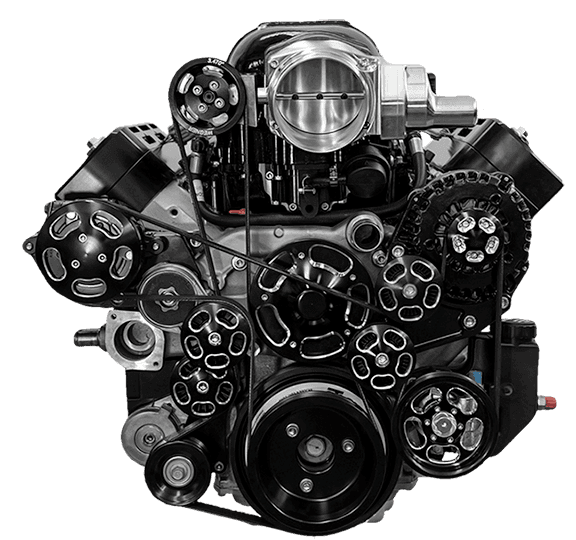 Wegner 8 Rib LS FEAD System For Whipple 2.9L Supercharger With Alternator, PS & WP - Corvette Belt Line