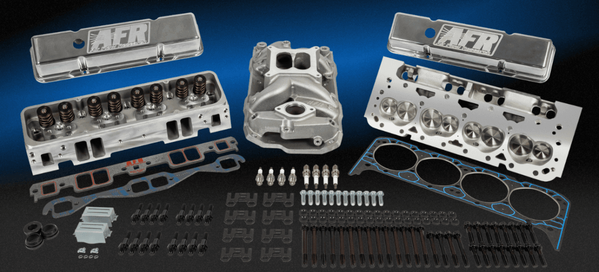 AFR 200cc SBC Enforcer Top-End Engine Kit for SBC 355-400 Stroker Engines - Straight Plug