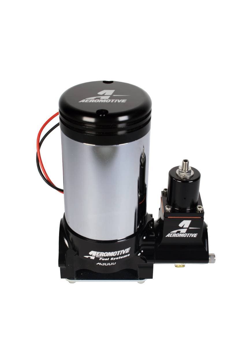 Aeromotive A3000 Drag Race Carbureted 1514 LPH Fuel Pump And Regulator Kit - Gas & E85 Compatible