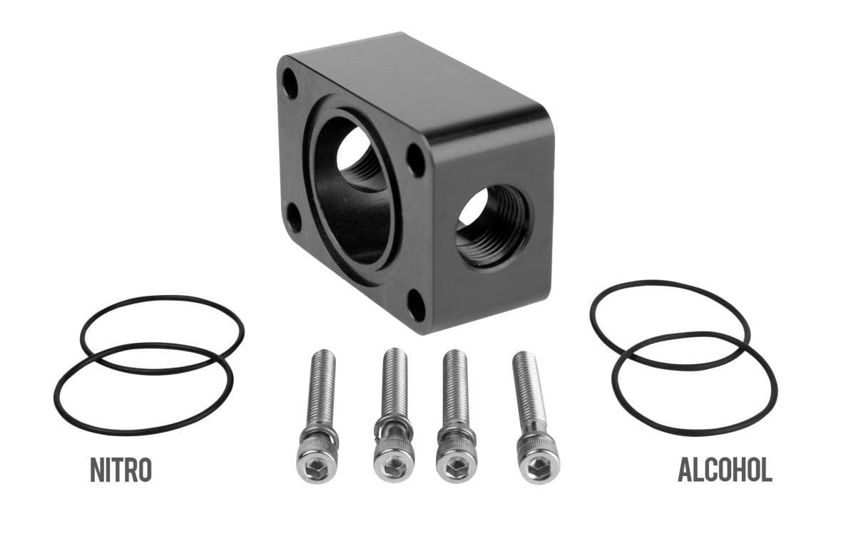 Aeromotive Distribution Block Spur Gear Pump W/ 2x AN-06