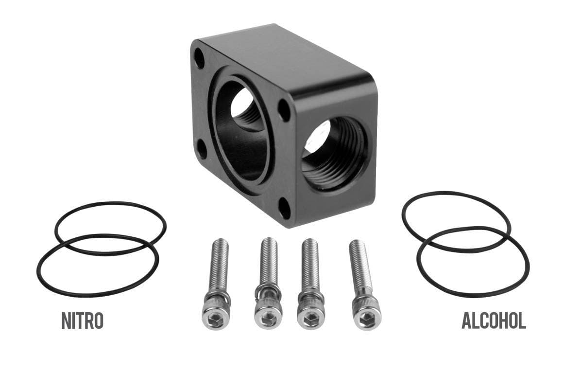 Aeromotive Distribution Block Spur Gear Pump W/ 2x AN-10