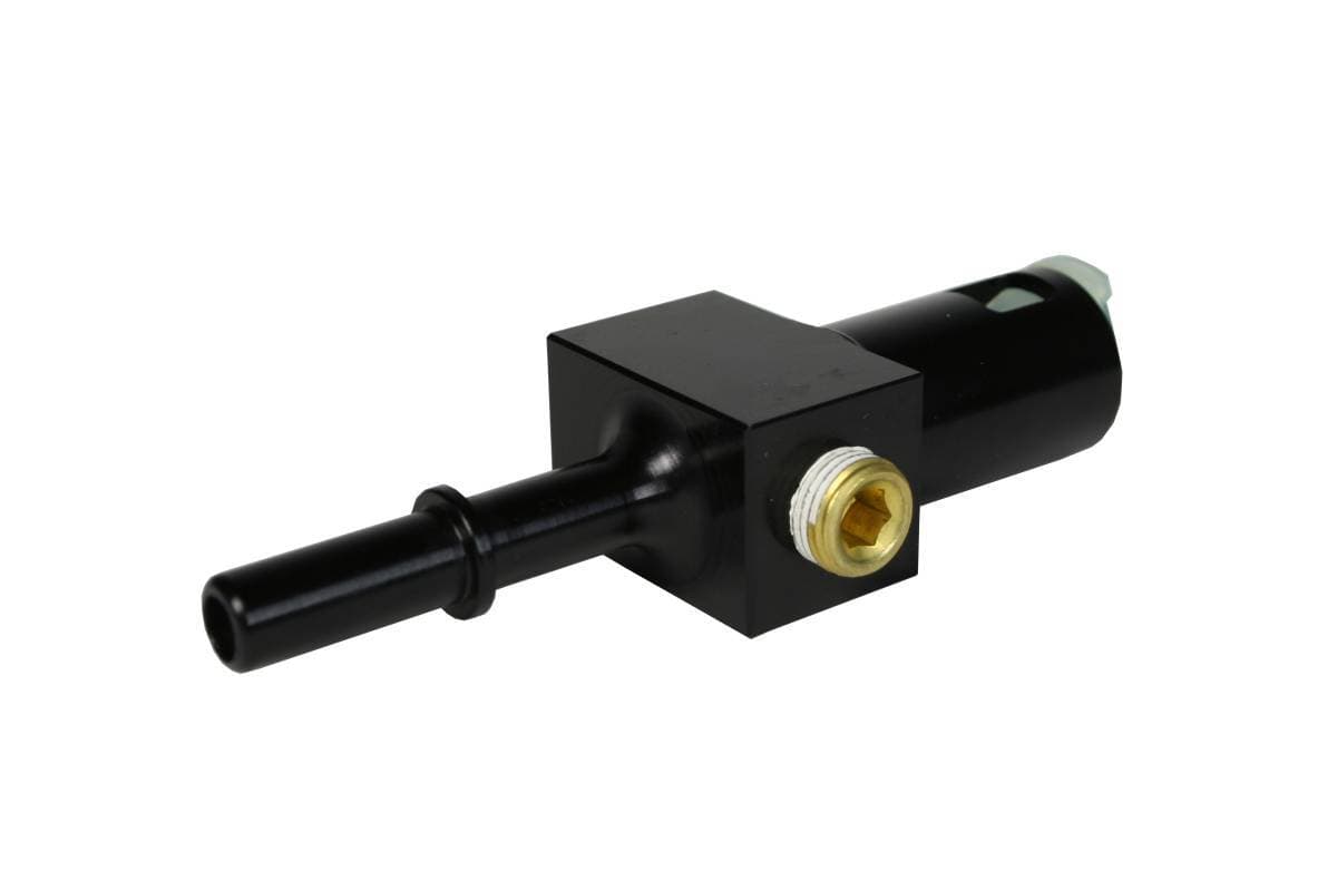 Aeromotive 5/16?? Quick Connect with AN-06 port and 1/8?? gauge port - 15120