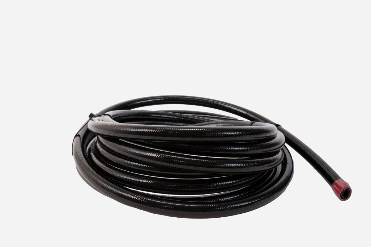 Aeromotive Hose Fuel PTFE Stainless Steel Braided Black Jacketed AN-10 x 20' - 15330