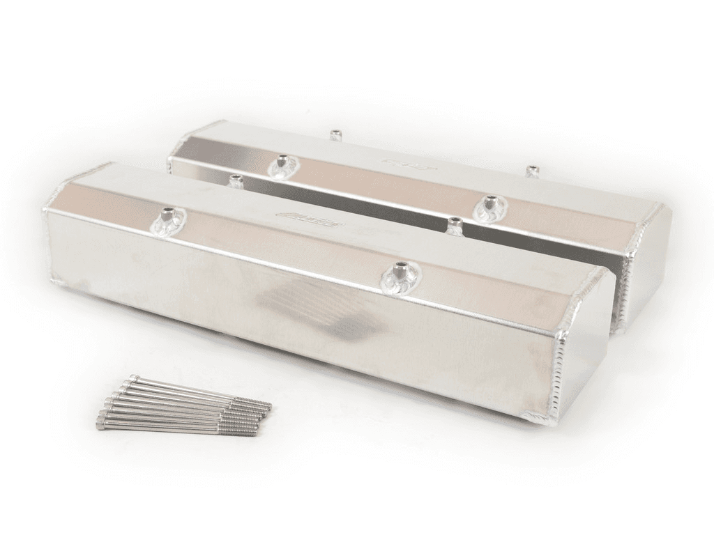 Canton Chevy SBC Fabricated Aluminum Valve Covers
