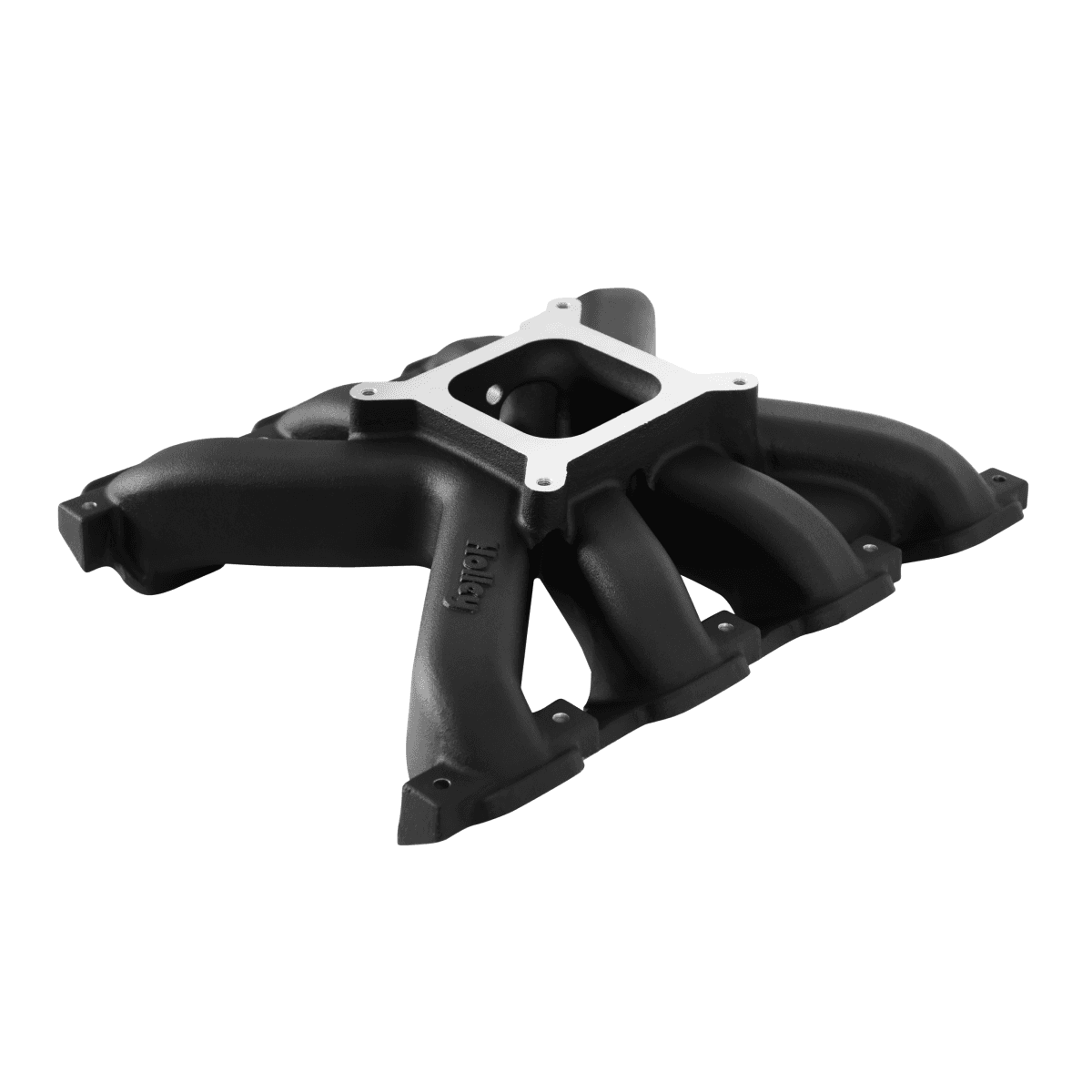 Holley GM Gen V LT Single Plane Intake 4150 Flange - Powdercoated Black