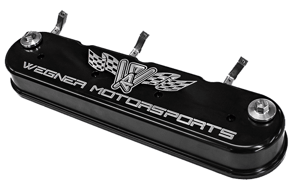 Wegner LS Billet Aluminum Tall Valve Covers - Black