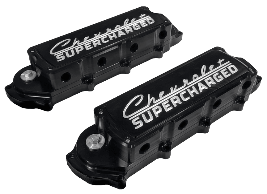 Wegner LT Billet Aluminum Valve Covers W/ Coil Cover - Black