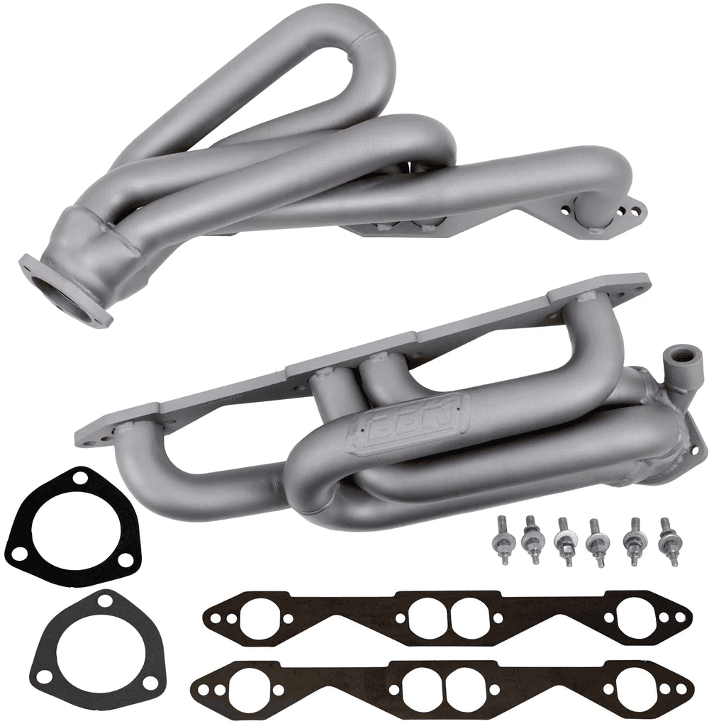 GM Truck/SUV 1996-1999 5.0L/5.7L BBK Performance Titanium Ceramic Shorty Headers 1-5/8"