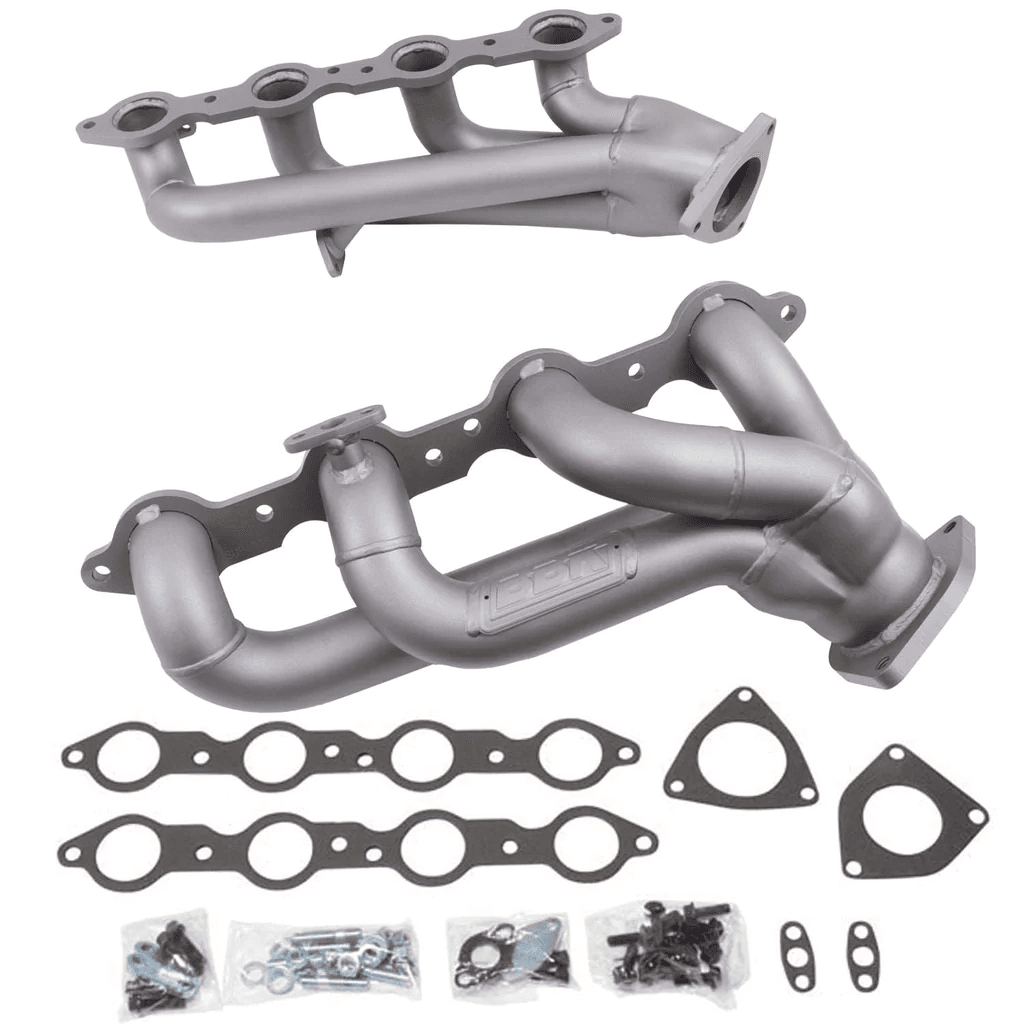 GM Truck/SUV 1999-2013 4.8L/5.3L BBK Performance Titanium Ceramic Shorty Headers 1-3/4"
