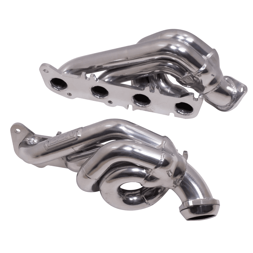 Ford F-150 2011-2014 5.0L Coyote BBK Performance Polished Silver Ceramic Shorty Headers 1-3/4"