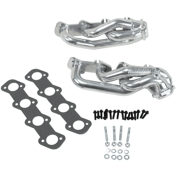 Ford F-150 1997-2003 4.6L BBK Performance Polished Silver Ceramic Shorty Headers 1-5/8"