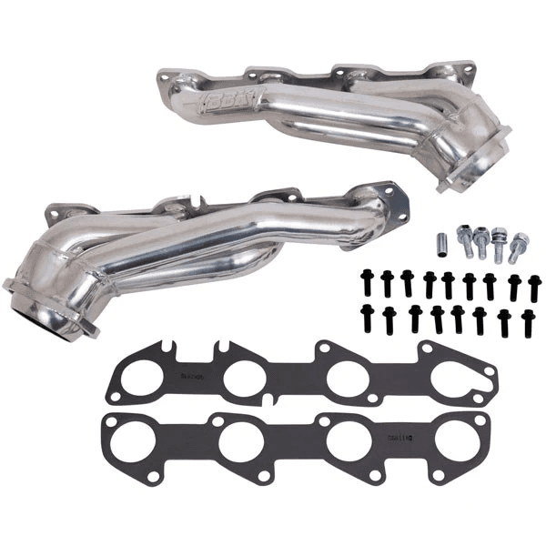 Dodge 5.7L Hemi 2005-2008 V8 BBK Performance Polished Silver Ceramic Shorty Headers 1-3/4"