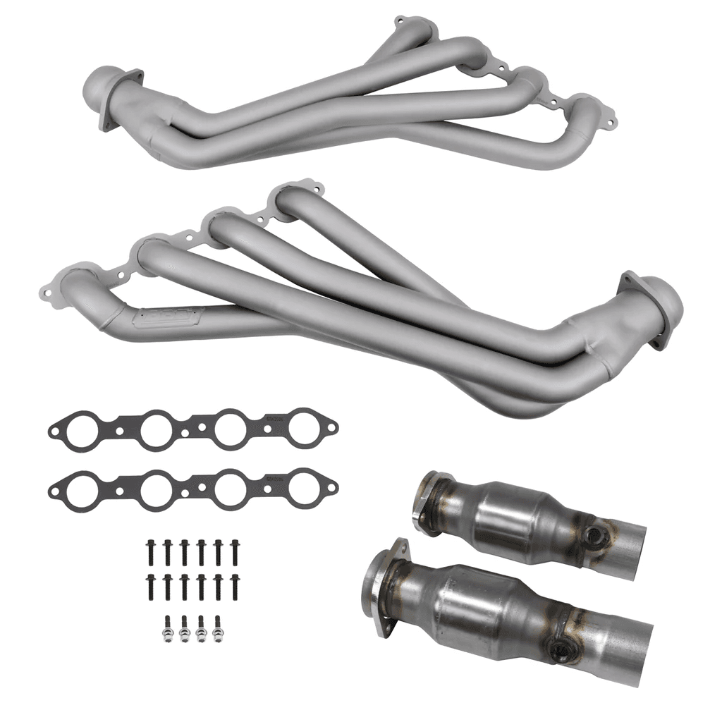 Chevy Camaro LT1 6.2L 2016-2023 BBK Performance Titanium Ceramic Long Tube Headers W/ High Flow Catted Connection Pipes 2-3/4"