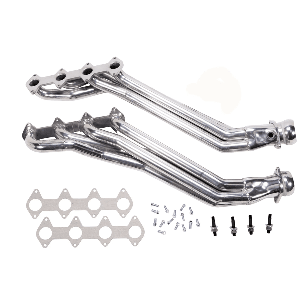 Ford Mustang GT 4.6L 2005-2010 BBK Performance Polished Silver Ceramic Long Tube Headers 1-5/8"