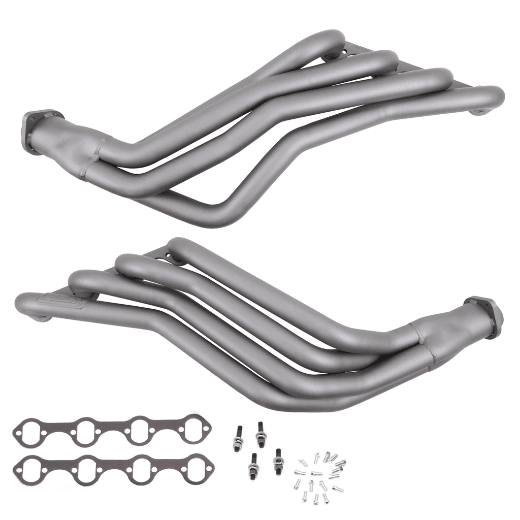 Ford Mustang 1986-1993 351W Swap BBK Performance Titanium Ceramic Long Tube Headers 1-3/4"