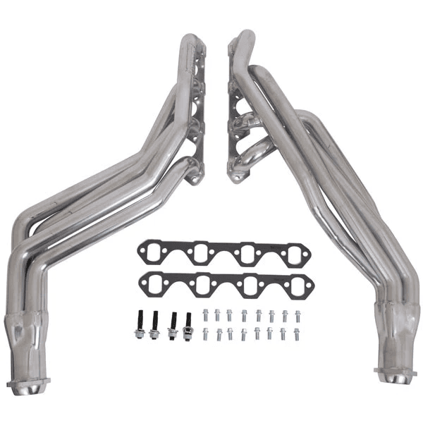 Ford Mustang GT 5.0L 1994-1995 BBK Performance Polished Silver Ceramic Long Tube Headers 1-5/8" - For Manual Transmission