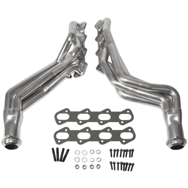 Ford Mustang Cobra / Mach 1 1999-2004 4.6L BBK Performance Polished Siver Ceramic Long Tube Headers 1-5/8" - For Manual Transmission
