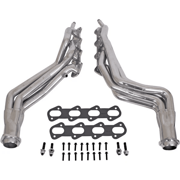 Ford Mustang Cobra 1996-1998 4.6L BBK Performance Polished Silver Ceramic Long Tube Headers 1-5/8" - For Manual Transmission