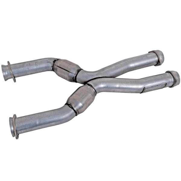 Ford Mustang 5.0L Coyote Swap 1987-2004 High Flow Catted X-Pipe 3" - For Manual Transmission