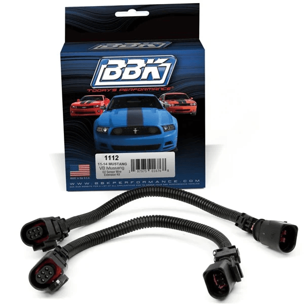 Ford Mustang 5.0L 2011-2014 Front O2 Sensor Extensions - 12" Long