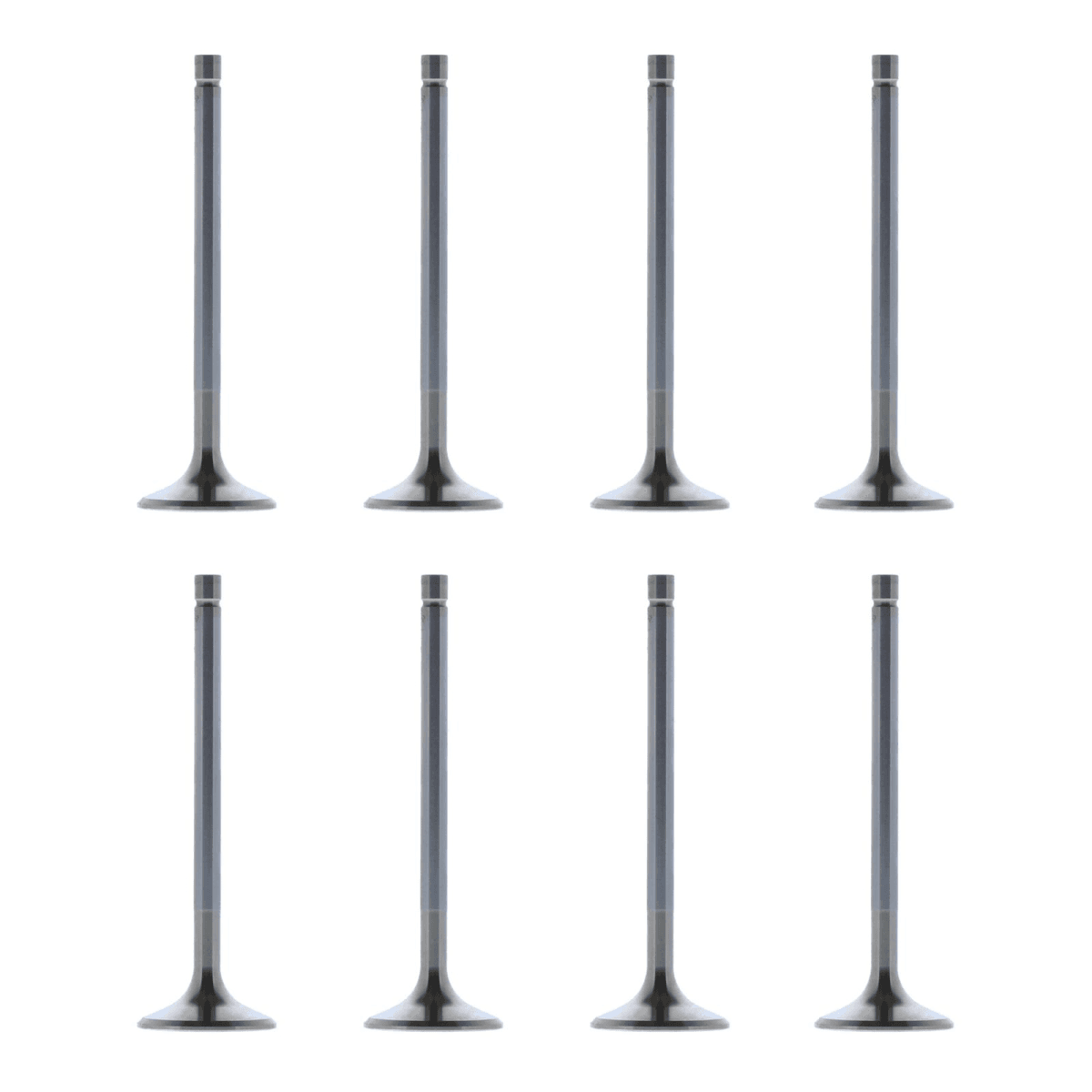 Trickflow LS Exhaust Valves 1.600" Dia. / 5.200" Lgth. 24 Deg. Dish For TFS GenX Cylinder Head - Set of 8