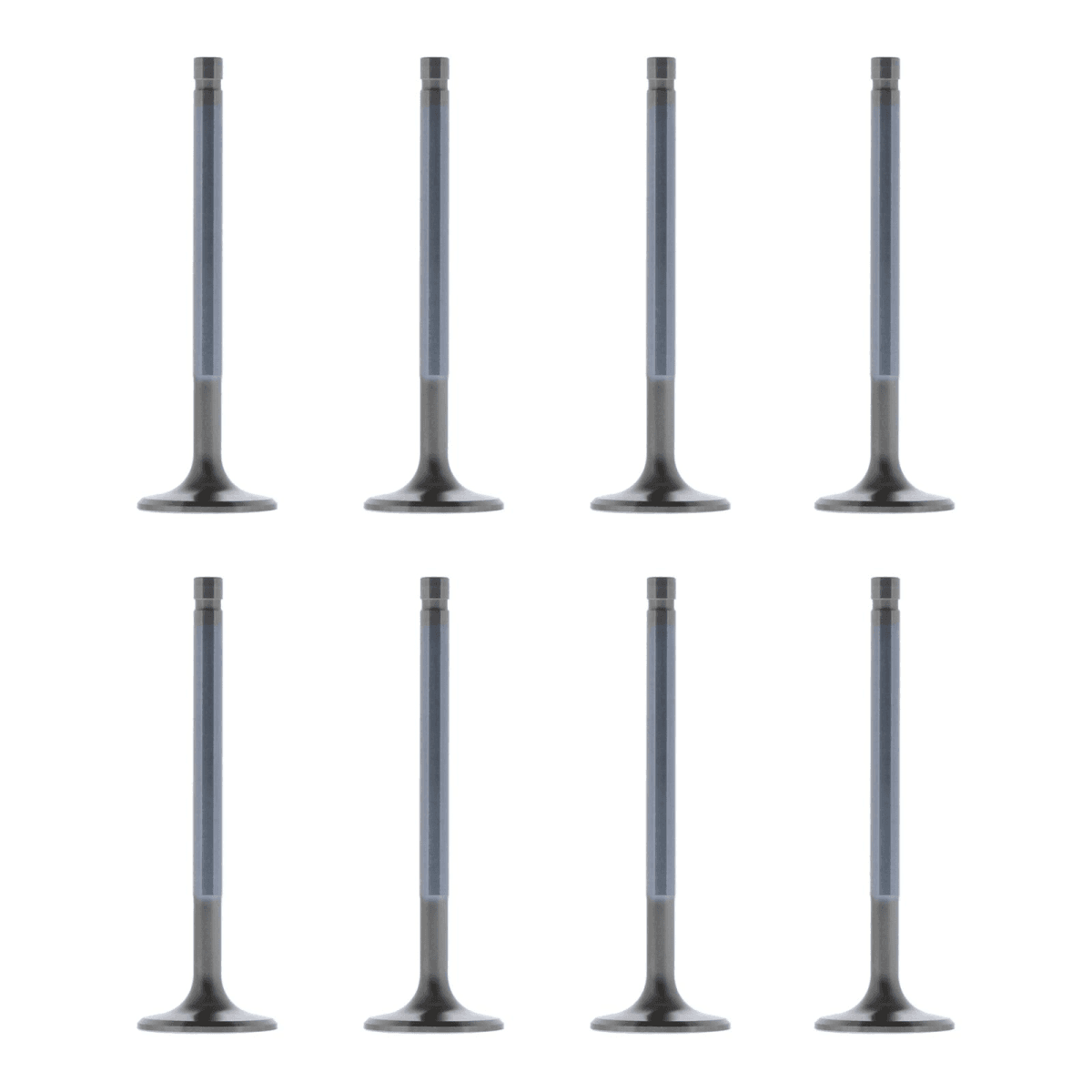 Trickflow SBF Exhaust Valves 1.600" Dia. / 5.160" Lgth. 12 Deg. Dish For TFS High Port Cylinder Head - Set of 8