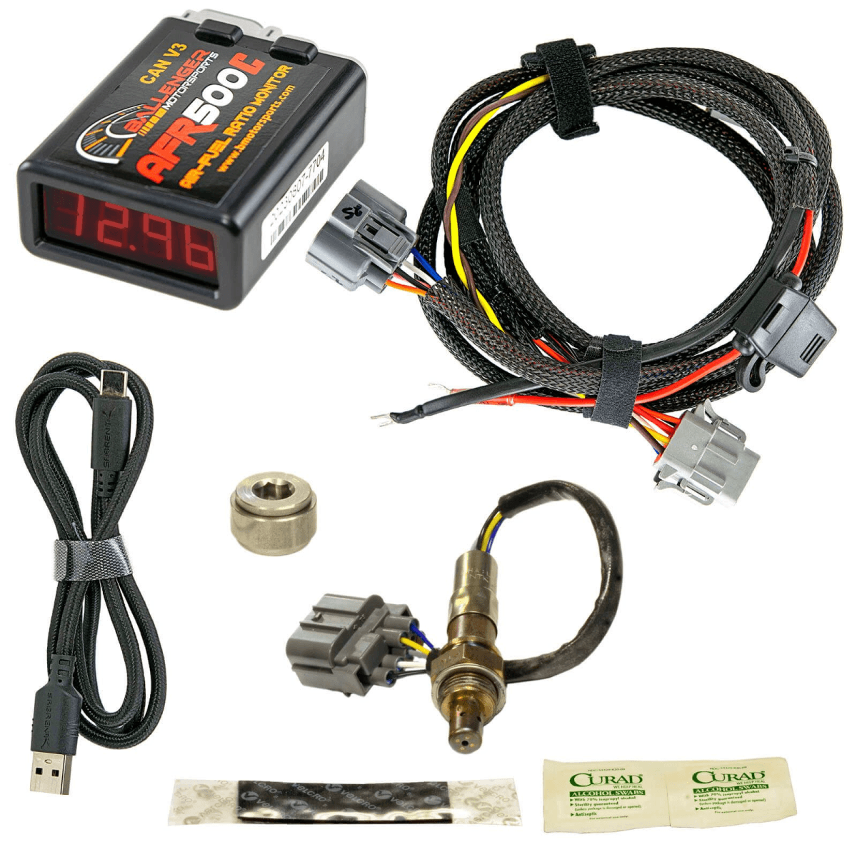 Ballenger Motorsports OBDII Wideband Kit W/ Air Fuel Monitor For CAN-Based Vehicles
