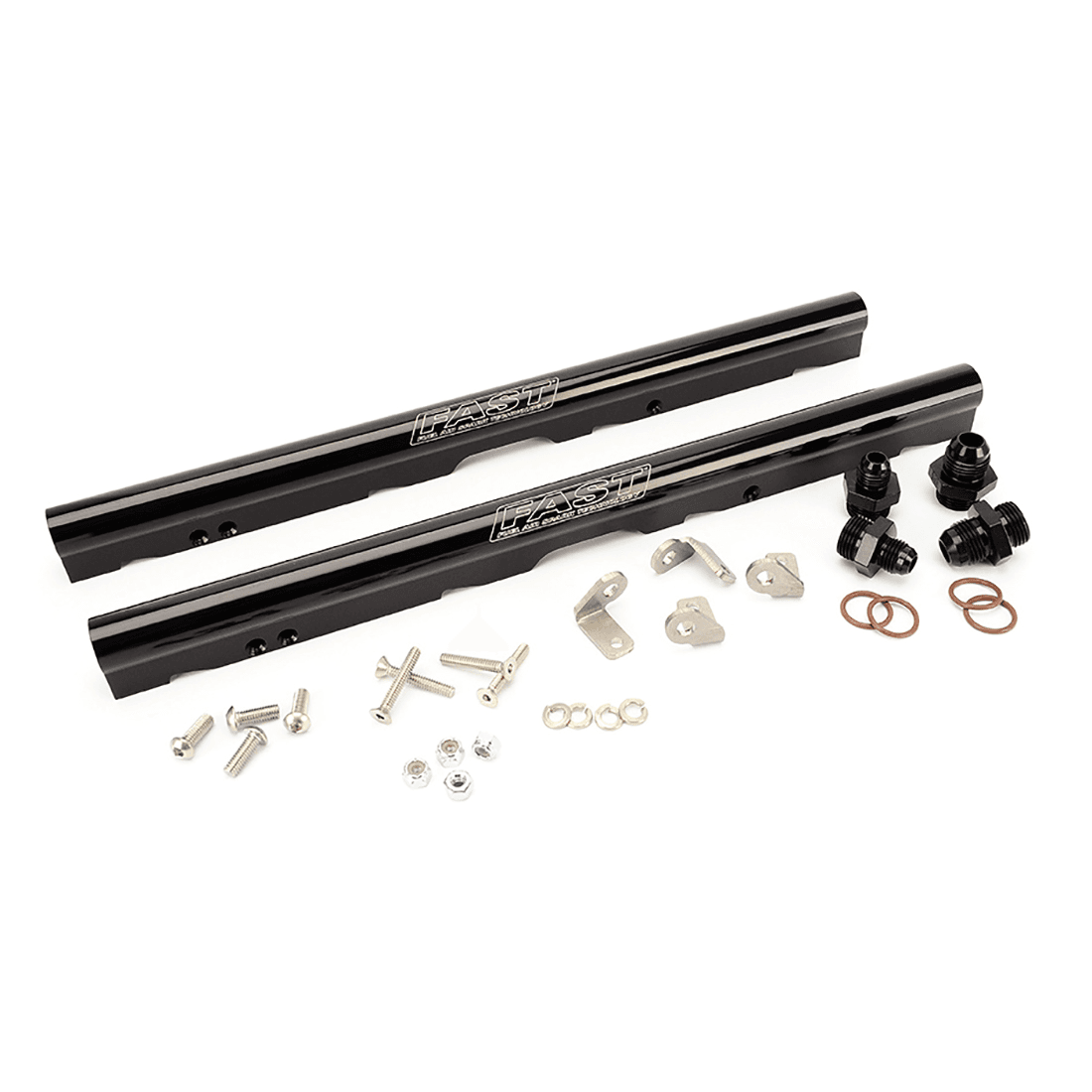 FAST LSXR Billet Fuel Rail Kit For LS1/LS6 - Anodized Black