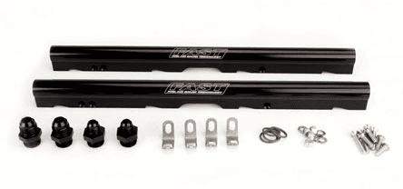 FAST LSXR Billet Fuel Rail Kit For LS3/LS7 - Anodized Black