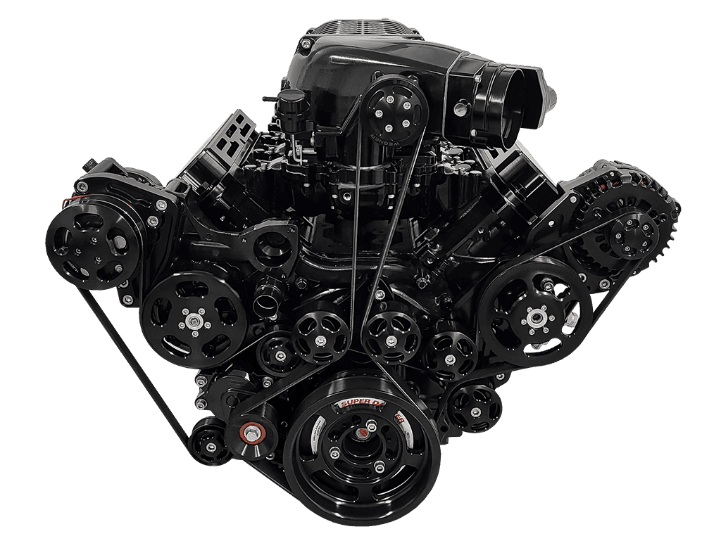 Wegner 10 Rib LT FEAD System For Whipple 3.0L Supercharger With Alternator And WP - LT4 Belt Line (Wetsump)