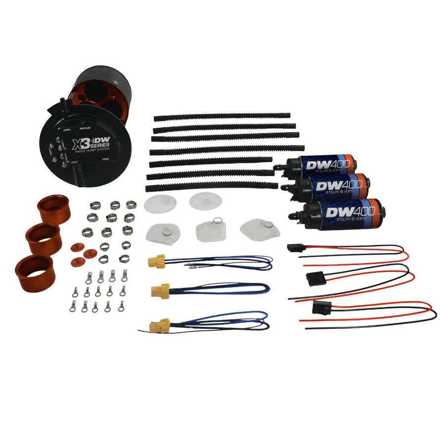 X3 Series F-150 Coyote 2015+ Triple Fuel Pump Module W/ 3 DW400 Fuel Pumps