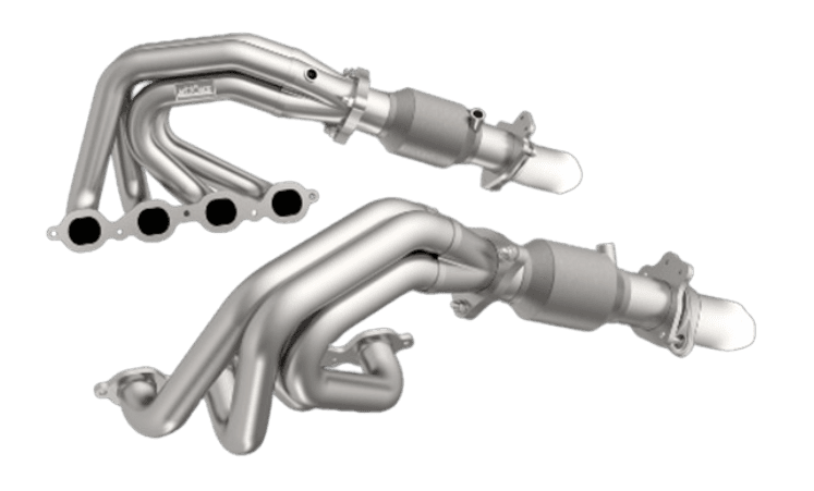 Chevy Corvette C8 6.2L 2020+ Kooks Long Tube Headers & High Output Green Catted Connection Pipes 2" x 3"