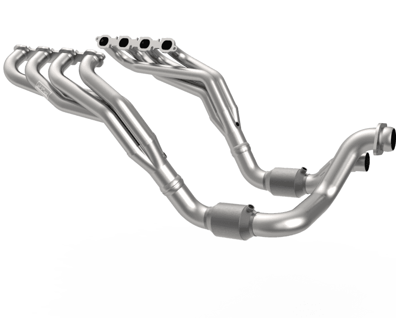 Ford F-250/F-350 Super Duty 7.3L 2020-2023 Kooks Long Tube Headers & High Output Green Catted Connection Pipes 1-7/8" x 3" - Gas