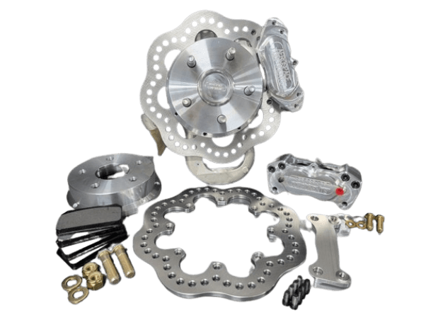 Aerospace Chevy Corvette C8 2020-2022 4 Piston Pro-Lite Front Drag Disc Brakes