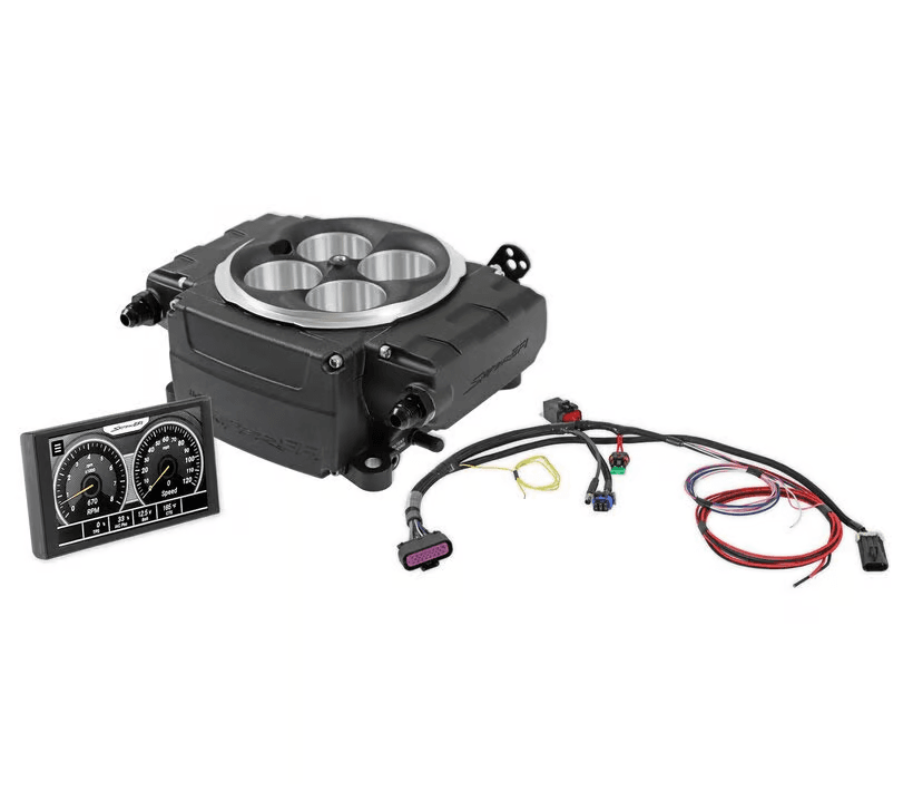 Holley Sniper 2 EFI 4BBL Throttle Body Fuel Injection Kit W/ 5" Handheld - Black