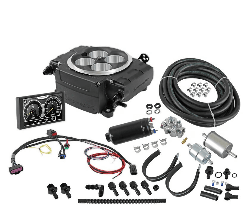 Holley Sniper 2 EFI 4BBL Throttle Body Fuel Injection Kit W/ 5" Handheld & Master Fueling System - Black