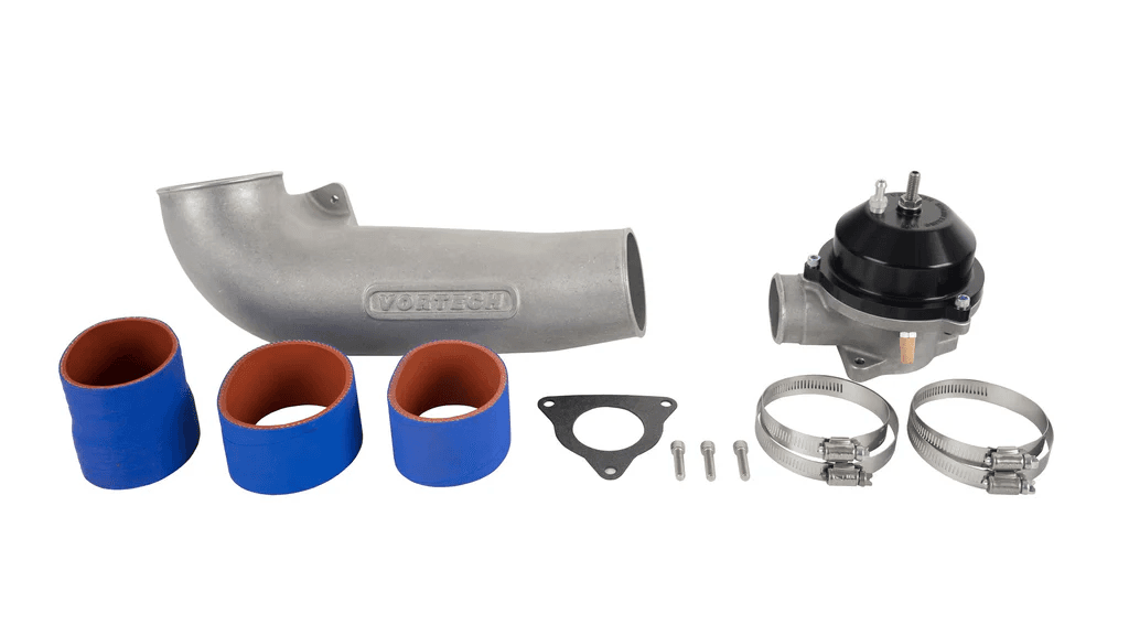 Vortech Race Discharge Assembly For 1986-1993 Ford Mustang 5.0L - Polished