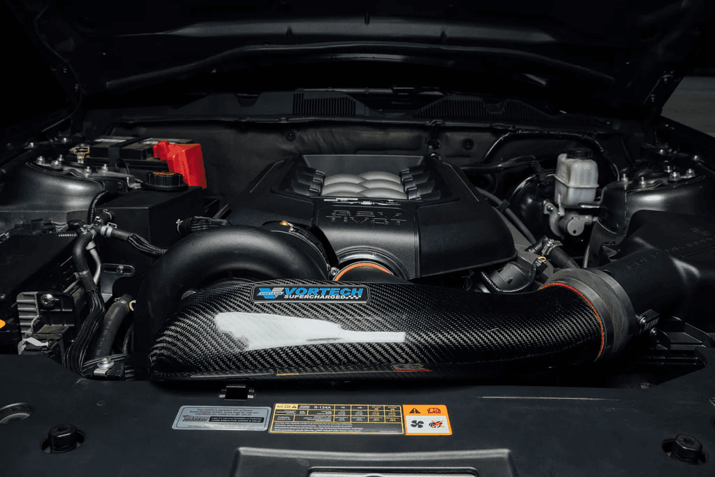 Vortech 2011-2014 Ford Mustang GT Carbon Fiber Air Inlet Ducts For Vortech/Paxton Supercharger Kits