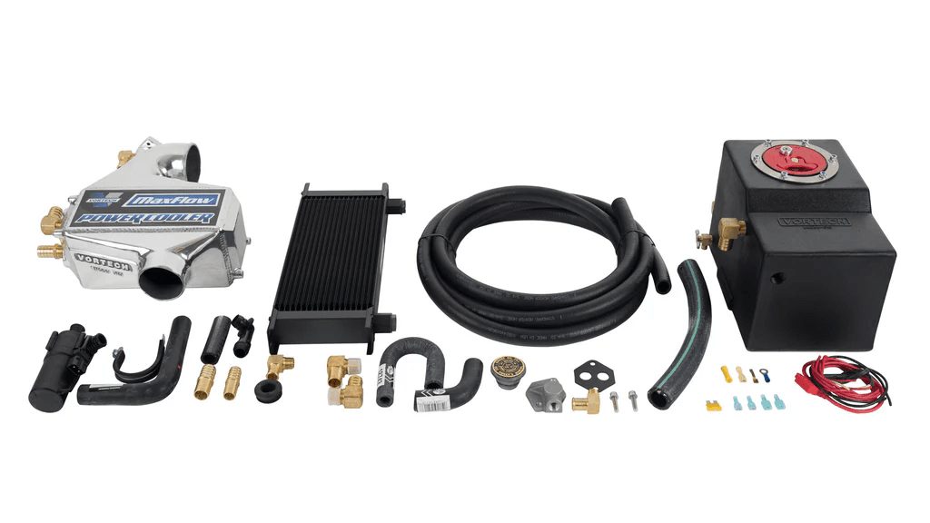 Vortech 1986-1993 Ford Mustang 5.0L Power Cooler Upgrade Kit - Polished