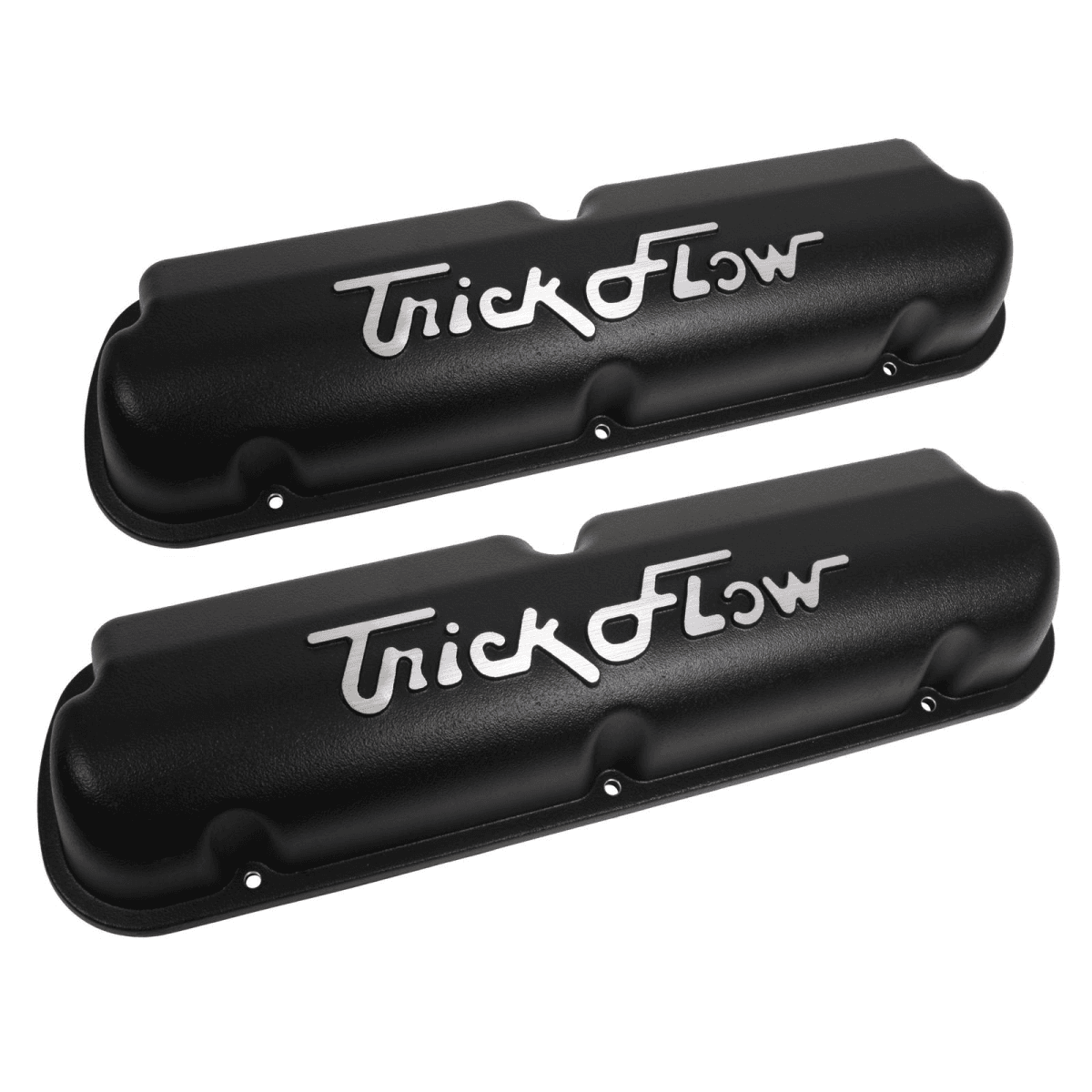Trick Flow Ford Mustang 302 / 351W SBF Cast Aluminum Stock Height Valve Covers - Black