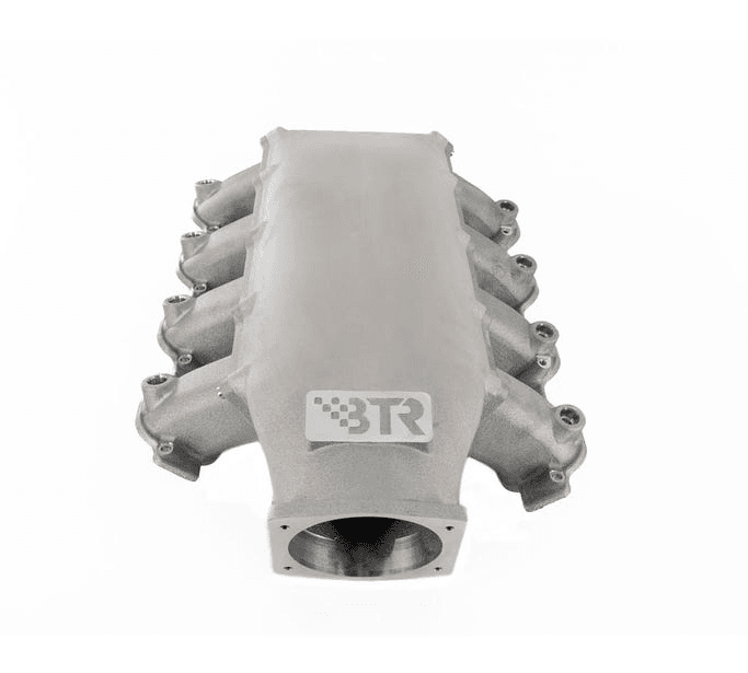 BTR Gen V LT Trinity Cast Aluminum Intake Manifold CNC Runner W/ Injector Holes - Natural Finish