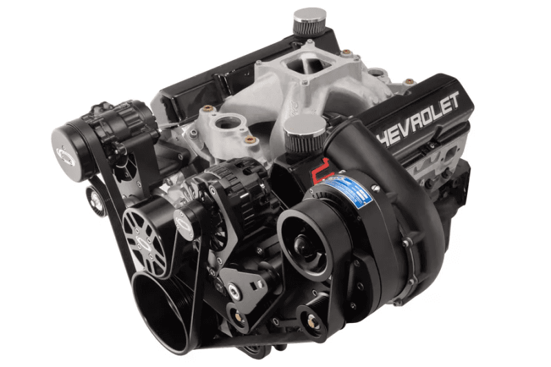 ProCharger SBC Front End Accessory Serpentine Drive Kit With P1SC-I Supercharger Intercooled Head Unit