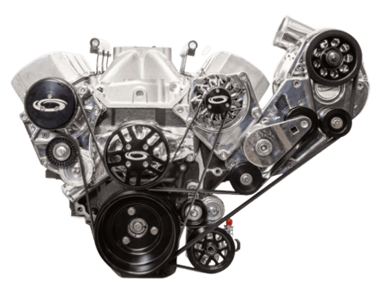 ProCharger BBC Front End Accessory Serpentine Drive Kit With D1SC-I Supercharger Intercooler Head Unit