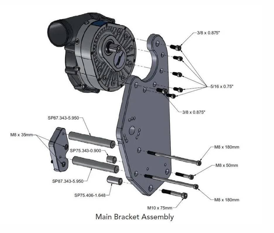 ProCharger 2019-23 GM Truck Supercharger Mounting Bracket