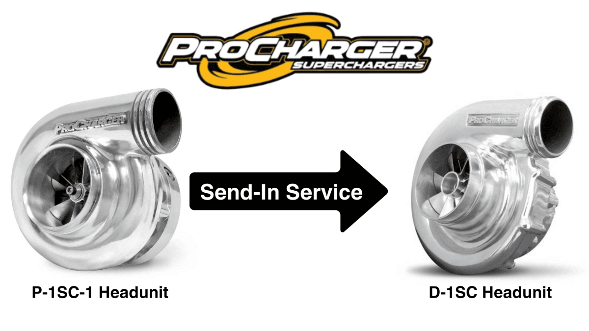 ATI ProCharger P-1SC-1 Head Unit To D-1SC Head Unit Send-In Upgrade Service