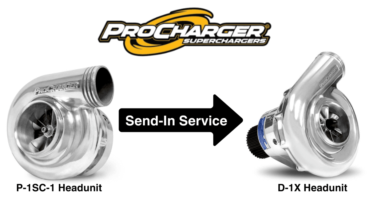 ATI ProCharger P-1SC-1 Head Unit To D-1X Head Unit Send-In Upgrade Service