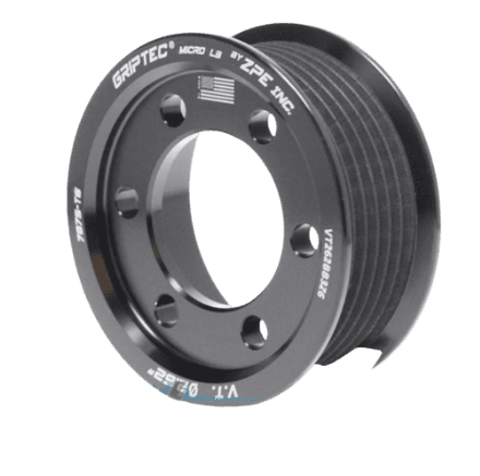 Griptec 6-Rib Vortech/Paxton Supercharger Pulley - No Hub Kit